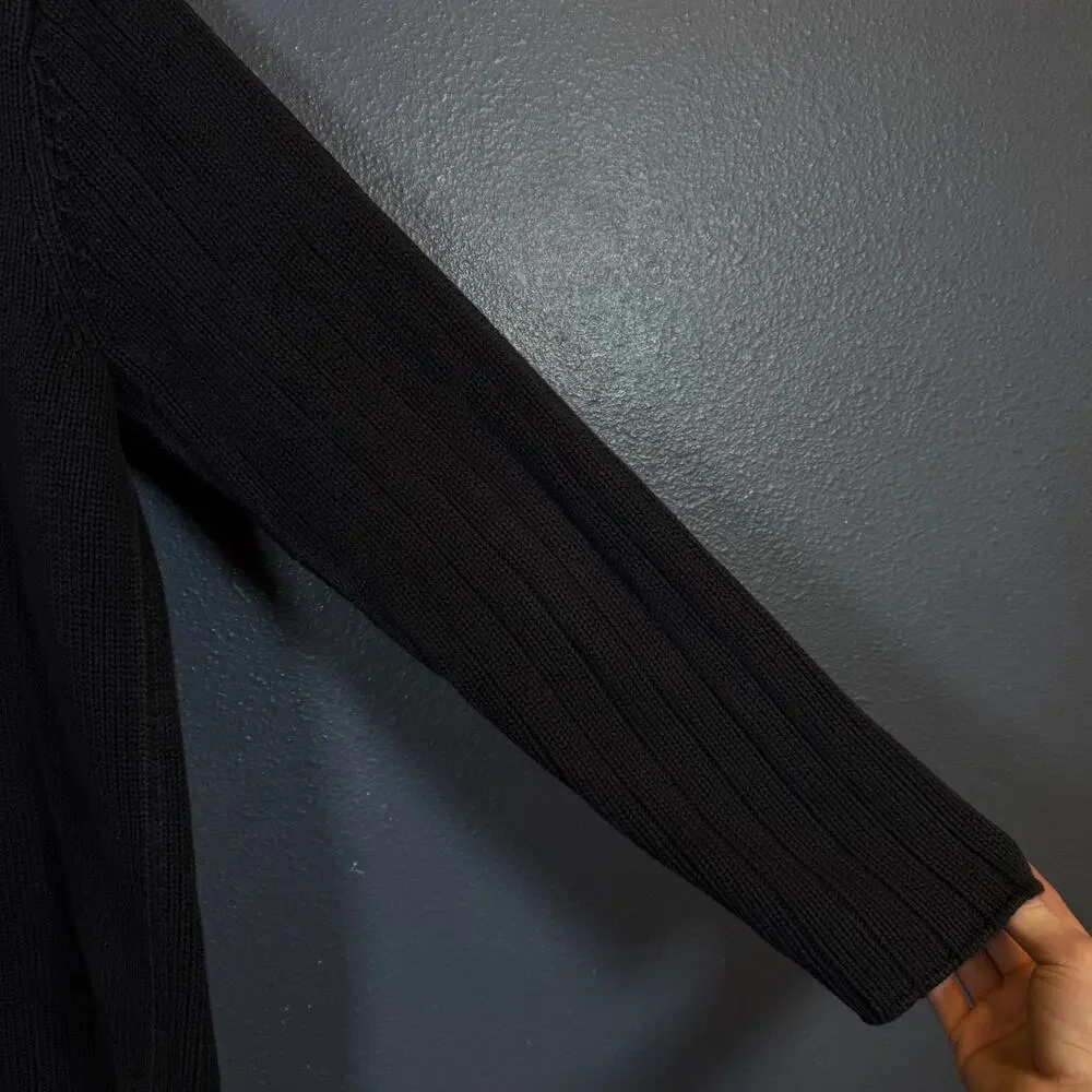 Polo Ralph Lauren Jeans Company XL men’s black 1/4 zip sweater vintage